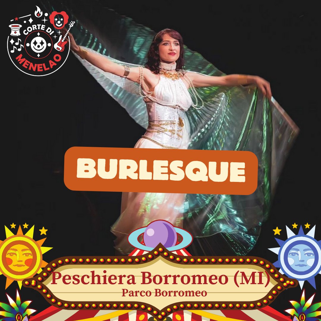 L’intrattenimento della Sagra della Valtellina a Peschiera Borromeo è pura magia: artisti di strada, ballerine di burlesque, fachiri, mangiafuoco, cabarettisti, cantanti, comici, maghi e tanti altri ancora